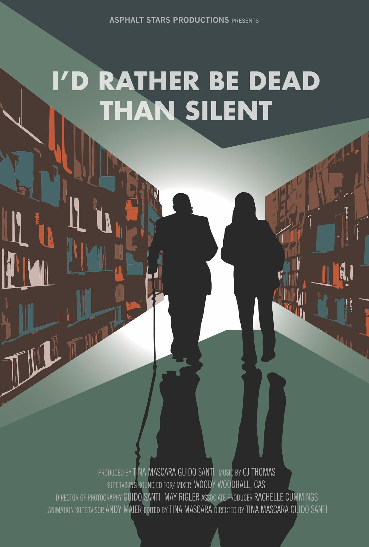 I'd Rather Be Dead Than Silent film poster Film poster of I'd Rather Be Dead Than Silent, documentary featuring Professor Khaled Abou El Fadl and Grace Song. Islam, Muslim, human rights, dogs in Islam, democracy, UCLA, UCLA law school